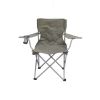 Classic Folding Camp Chairs, with Mesh Cup Holder,Set of 4, 32.10 x 19.10 x 32.10 Inches