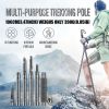 Trekking Poles; Folding Multi-functional Outdoor Hiking Self-defense Sticks; Mountain Camping Supplies Set With Walking Stick Screwdriver