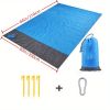 1pc Outdoor Camping Picnic Mat; Oxford Cloth Portable Mat; Folding Waterproof Moisture-proof Mat For Beach