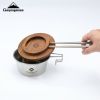 S362 picnic portable snow pull bowl steamer lattice steam drawer outdoor camping picnic stainless steel small dumpling steamer