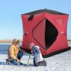 Portable 2 Person Ice Shanty with Cotton Padded Walls