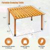 Folding Outdoor Camping Table W/Carrying Bag