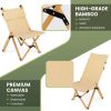 Folding Camping Chair with 2-Level Adjustable Backrest